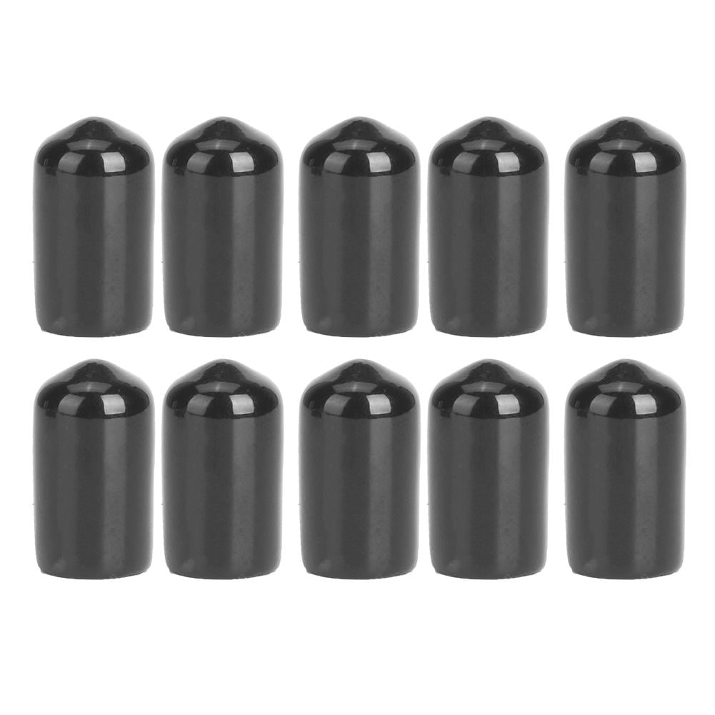10pcs Pool Head Snooker Cue Accessory Cover Billiard Tip Rubber Protector Bottom Slip On Club