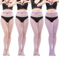 thumbnail image 1 of 4 medias de red de cintura alta para mujer, medias de red de cintura alta, pantimedias transparentes, talla única, 1 of 5