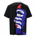 thumbnail image 4 of Camiseta informal de manga corta con cuello vuelto y cremallera para hombre, ajustada, para exteriores, Golf, tenis Pompotops oipoqjl24576, 4 of 6
