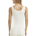 thumbnail image 2 of Cuddl Duds Women's SofTech Square Neck Wide Lace Camisole, Ivory, Large, 2 of 2