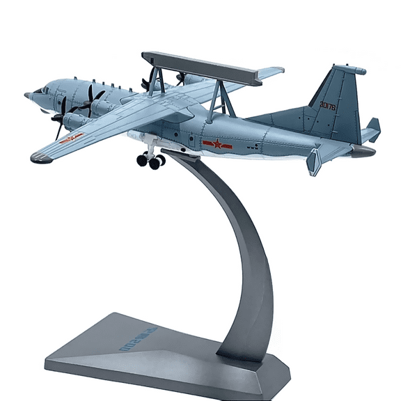 High Simulation 1:200 Alloy China KJ-200 Airborne Warning Aircraft Model for Aviation Collectors Toy