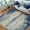 Distressed Blue, variant on HR-Abstract Rugs/Luxury Livingroom/Fashion Home Modern Area Rugs-Stone Washed|Distress Blue|Multi (5' x 7')