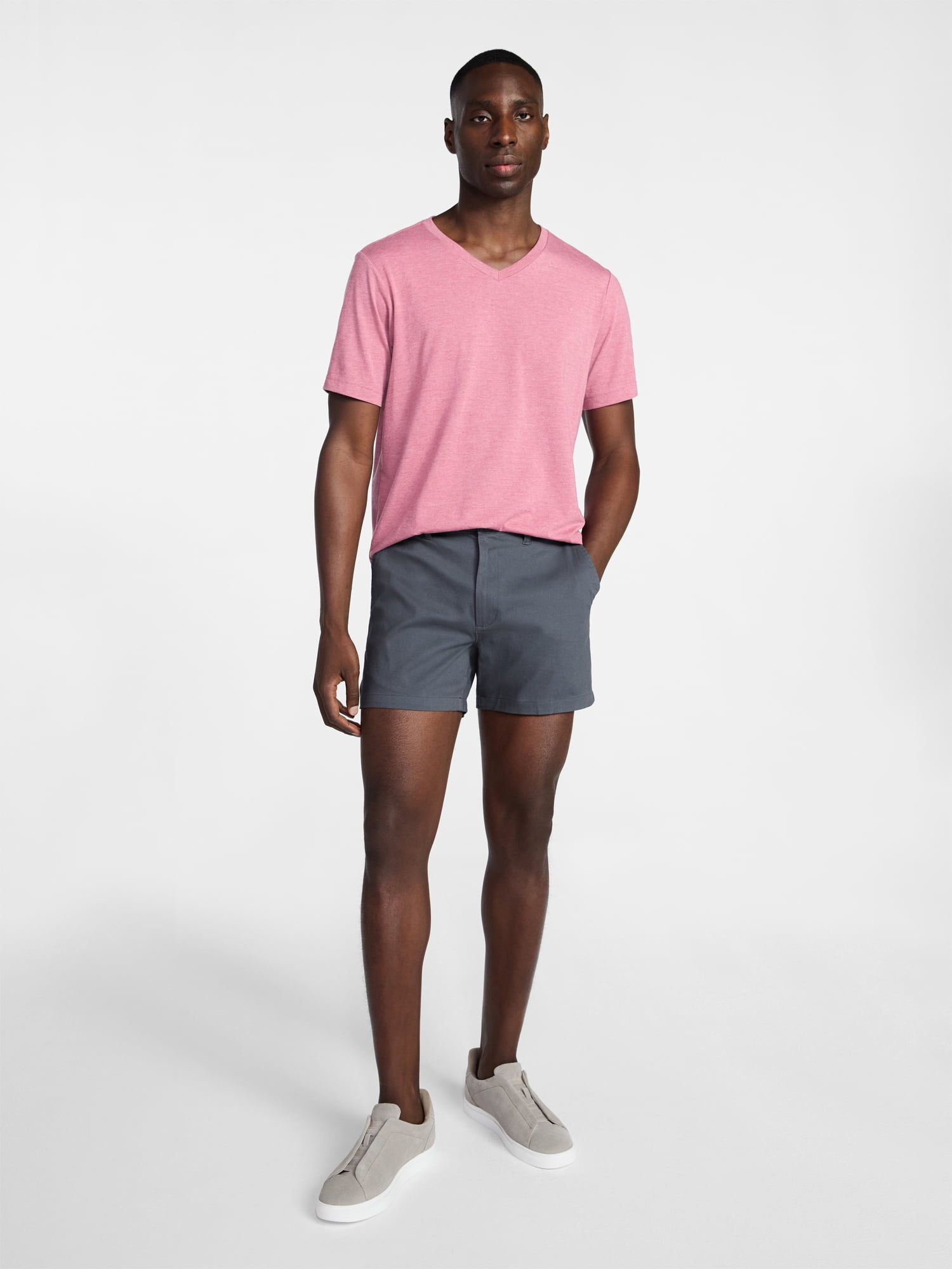 George Men's & Big Men's Modern Fit Flat Front Shorts, 5", 7", 9" Inseams, Sizes 28-54