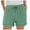 Mint Green, variant on TTUHYWXI Shorts for Women Summer Casual High Waisted Drawstring Wide Leg Womens Gauze Shorts (Mint Green, XXL)