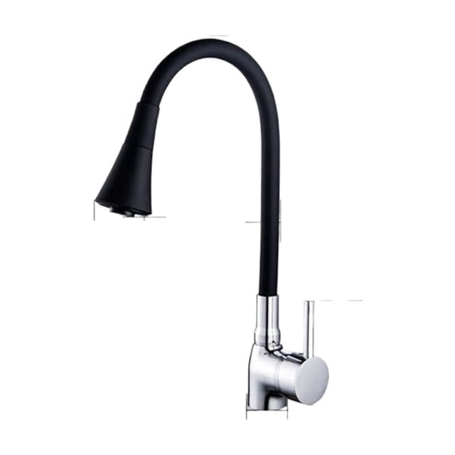 Kitchen Faucet Colorful Universal Tube Extension Silicone Rubber Tube, Two-Speed Spray Hot And Cold Water Kitchen Sink Faucet ,Easy to Install