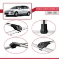 thumbnail image 4 of Compatible with Hyundai Elantra Touring (FD) 2009-2012 ACE-1 Car Roof Rack Cross Bar Grey Aluminium 2 Bars, 4 of 7