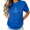 blue-1, variant on KVHYVH Women's Sketch Flame St Christian Inspirational Quote Graphic Cropped Short Sleeve T‑shirt Relaxed Fit