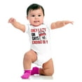 thumbnail image 4 of Only Lazy on Days that End in Y Funny Romper Boys or Girls Infant Baby Brisco Brands NB, 4 of 7
