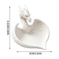 thumbnail image 3 of Dragon Shaped Storage Tray, Decorative Figurine Catchall Organizer for Jewelry Keys Candy Coins and Small Items, Gothic Modern Tabletop Dish for Entryway Bedroom Desk Home Decor Gift, 3 of 6