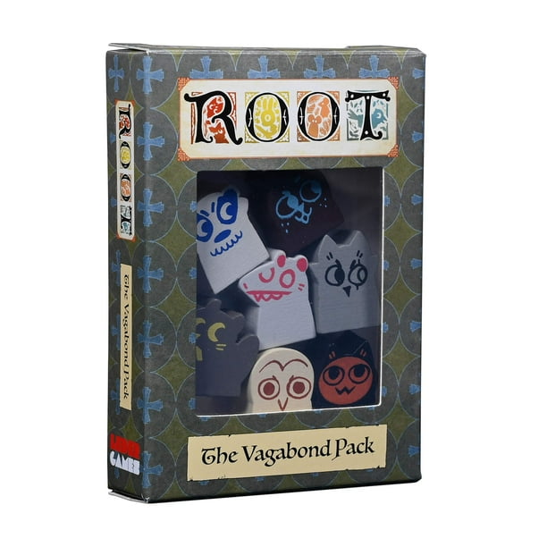 Paquete de expansión Leder Games Root The Vagabond con 7 Meeples
