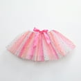 thumbnail image 5 of LYHaoo Girls Star Tutu Skirt With Rainbow Sequin Trim And Mesh Layer For Dance Performance Party Play Dress Up Girls Cute Skirt,Sizes 9-11 Years, 5 of 6