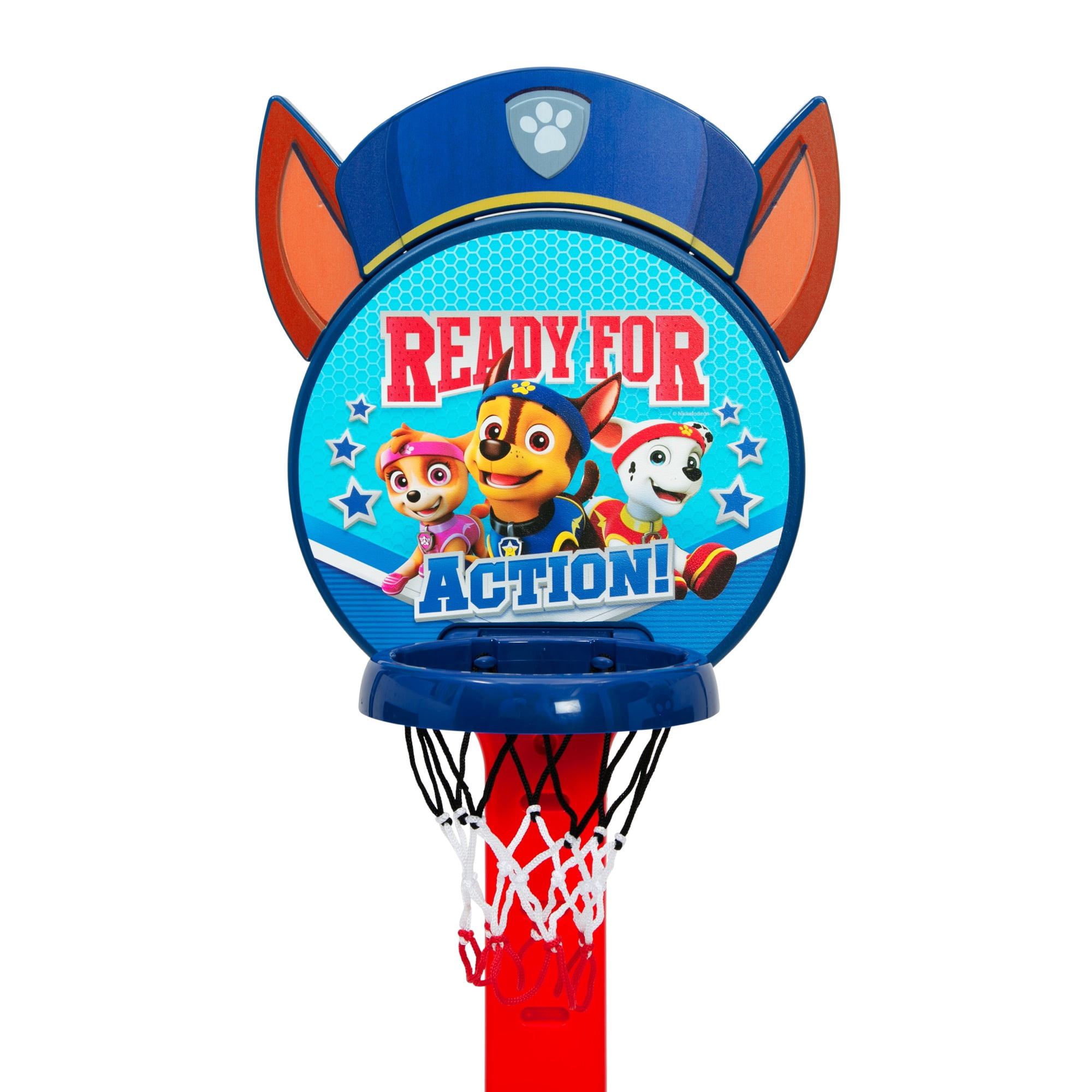 PAW Patrol Plastic Basketball Set by Delta Children – Includes Basketball Hoop, 1 Basketball and Ball Pump