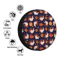 thumbnail image 4 of Sikiie Turkey And Thanksgiving PVC Leather Spare Tire Wheel Cover Spare Tire Cover, for Car Truck SUV Camper Trailer Universal Fit(14-17in)-16 inch, 4 of 6