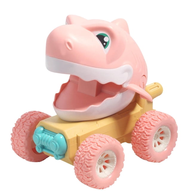 Toy Car Wabjtam Press, dinosaurio, tiburón, coche, bebé, dibujos animados