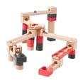 thumbnail image 1 of Juego de pista de madera Montessori, juguetes de regalo, bloques de , bloques de construcción de madera, juguetes, juego de construcción para, 1 of 8