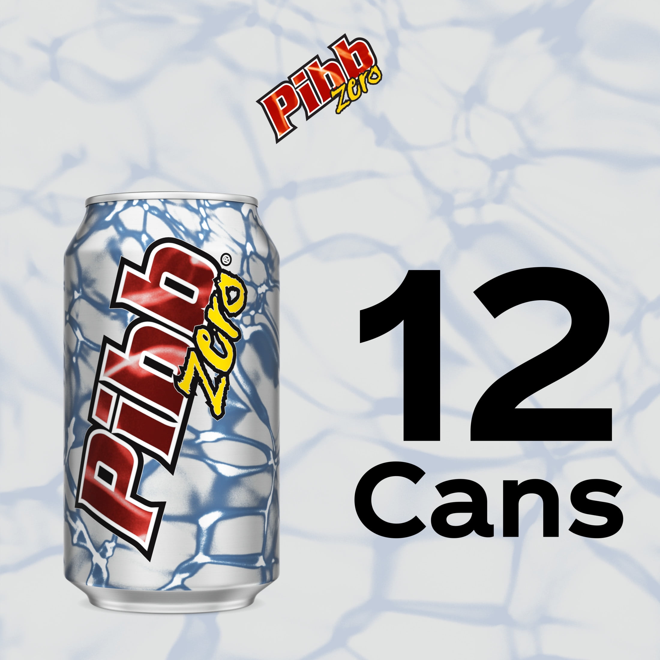 Pibb Diet Zero Sugar Soda Pop, 12 fl oz, 12 Pack Cans