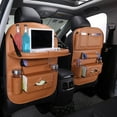 thumbnail image 3 of serony Auto Seat Back Organizer Vehicle Chair Phone Tablet Drinking Bottle Holder Storage Pocket Bag, 3 of 7