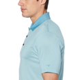 thumbnail image 4 of Men's Grand Slam Off Course Championship Striped Golf Polo Color: Capri Bright White Size: L, 4 of 4