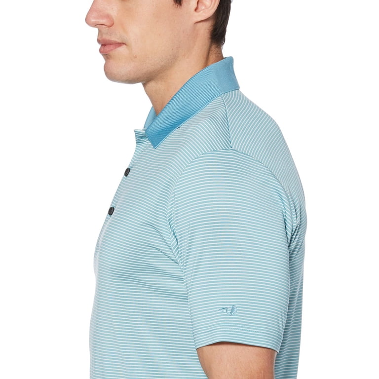 Men's Grand Slam Off Course Championship Striped Golf Polo Color: Pink  Tulle Size: L - Walmart.com