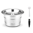 thumbnail image 1 of Yuarrent Cápsulas de café reutilizables Taza de café de acero reutilizable para K-Fee con cuchara de plástico Cepillo de limpieza Anillos de Juegos de servir café y té Yuarrent HA017562-00, 1 of 1