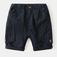 thumbnail image 4 of Ruyang Boys Causal Fashion Cargo Shorts Summer Pull On Elastic Waist Athletic Shorts Comfort Daily Acitve Biker Bottoms, 4 of 4