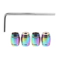 thumbnail image 5 of GOOHOCHY Durable Copper Tire Valve Stem Caps for Car Use with Airtight Seal and Vibrant Multi Colors 4pcs, 5 of 8