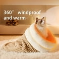 thumbnail image 3 of RimdGhov Indoor Cat Sleeping Bag - Soft Plush Cat Sack, Self-Warming Cat Cave Bed, Pet Cuddle Bag for Kittens & Puppies (Brown, Large: 21" x 17.7"), 3 of 6