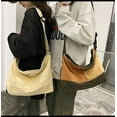thumbnail image 6 of CoCopeaunts Women Men Canvas Tote Bag Large Hobo Bag Chic Long Shoulder Bag Women Purses Slouchy Students Crossbody Bag, 6 of 6