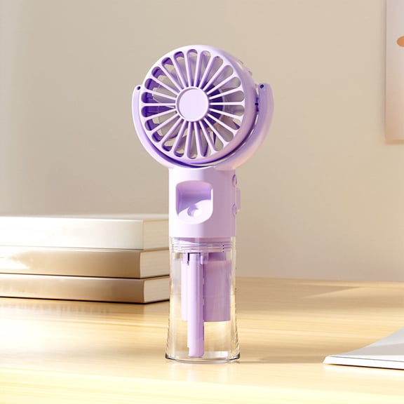Hwkond Misting Fan Portable Misting Fan USB Rechargeable Refrigeration Conditioner 4-speed Airflow Neck Hanging Suitable For Travel Home Office And Bedroom on Clearance