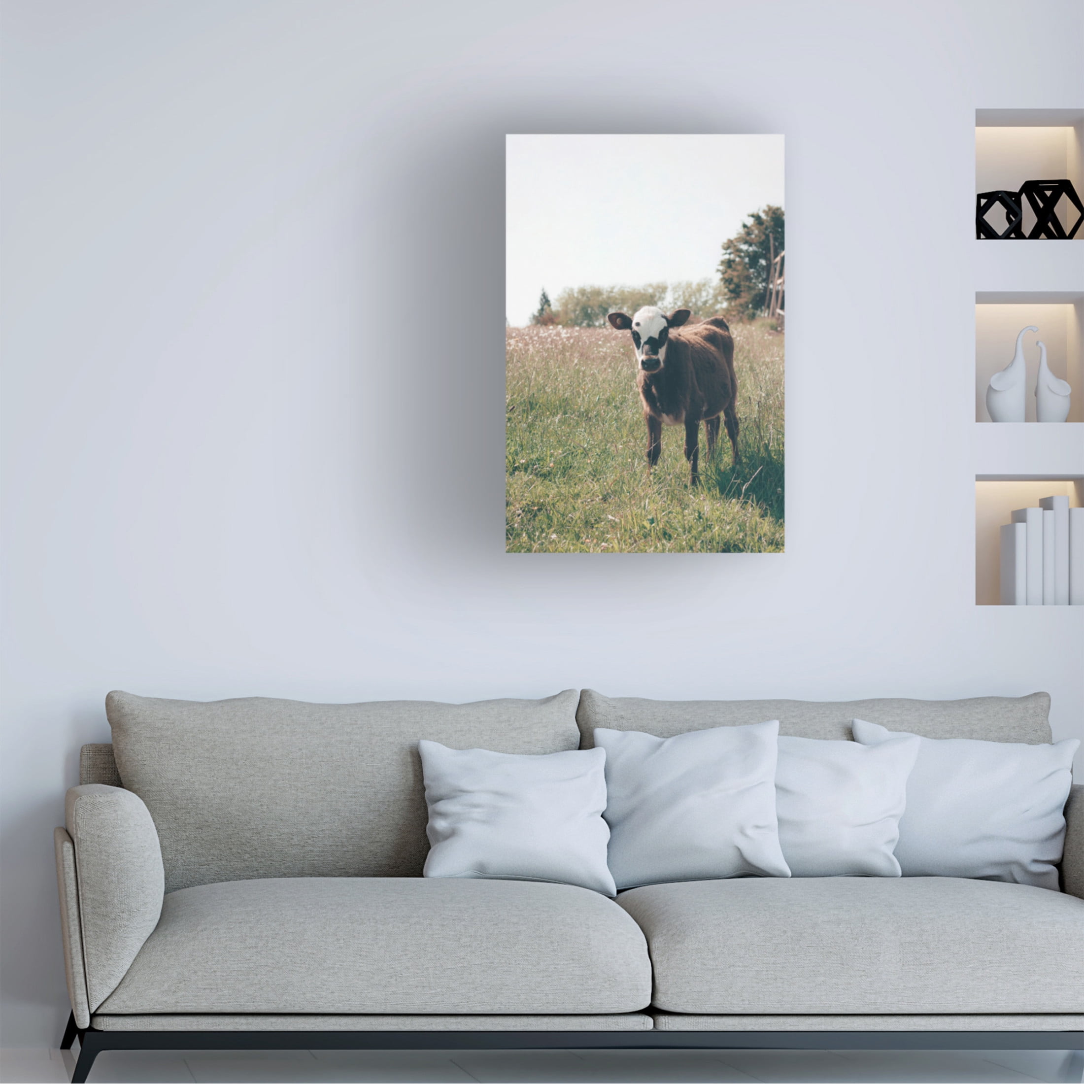 Canvas Wall Art - Krista Broadway 'Lima' Wall Art for Living Room, Bedroom, or Office Décor by Trademark Fine Art - 12 x 19 Inches