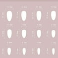 thumbnail image 6 of KUFptva Almond Press on Nails Glossy Fake Nails Stick on Nails in 12 Sizes 24Pcs French Nails Tips for Nails Art Decorations, 6 of 6