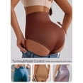 thumbnail image 3 of GAI YI Women's High-Waist Light Tummy Control Girdle Panties Full Coverage Underwear Ladies Panties for Women Skin+Rose Brown+Navy+Caramel L, 3 of 6