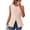 Beige, variant on Summer Sleeveless Blazer Vest For Women Dressy Button Down Round Neck Business Casual Outfits Work Suit Vests Tops