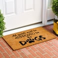 thumbnail image 2 of Calloway Mills 109301729 All guest must be approved by the Dogs Doormat 17" x 29", 2 of 3