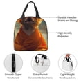 thumbnail image 4 of Sikiie Maple Leaf Meditating Chihuahua Lunch Bag for Women & Men Adult Insulated Lunch Box, Food Lunch Containers Lunch Tote Bags for Work, Travel, Outdoor, 4 of 8