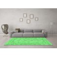 thumbnail image 3 of Ahgly Company Indoor Square Oriental Emerald Green Traditional Area Rugs, 7' Square, 3 of 4