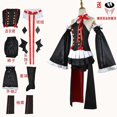 thumbnail image 3 of Disfraz de vampiro Seraphim Kururu Feiniang Mika COS para mujer, conjunto completo con peluca y zapatos para Halloween, 3 of 5