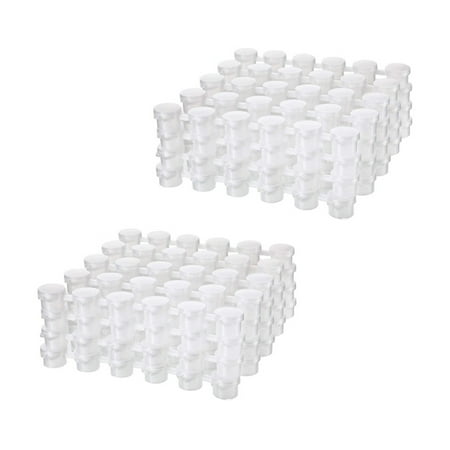 

48 Strips 3Ml Empty Paint Strips Paint Cup Pots Clear Storage Containers Painting Arts Crafts Supplies 144 Pots in Total