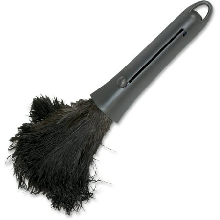 Genuine Joe Retractable Feather Duster, Brown, 1 Each (Quantity)