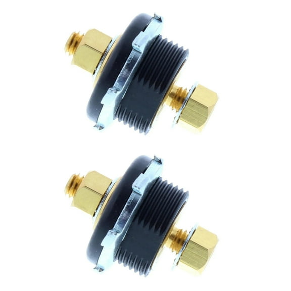 Remote Battery Firewall Bulkhead Connector, 2 PK