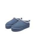 thumbnail image 2 of Pantuflas DREAM PAIRS para mujer en gamuza genuina con plataforma, talla 40, color azul, 2 of 8