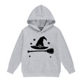 thumbnail image 4 of XXWXYD Girls Hoodie Cute Halloween Graphic Print, Long Sleeve Fleece Cotton Pullover, Oversized Cotton Fleece Crewneck - Cute Halloween Outfit for Toddler Girls Kids Youth, 4 of 4