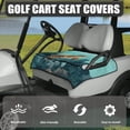 thumbnail image 3 of Whosucclay Ocean Turtle Golf Cart Seat Cover, Easy to Install Golf Cart Seat Protector Thick Breathable Golf Cart Seat Towel Blanket for Most 2 Seats, 3 of 7