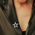 thumbnail image 2 of 2pcs Fancy Brooches Pins Alloy Brooches Pentacle Shape Brooches Clothes Pins, 2 of 3