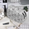 thumbnail image 7 of Sikiie Pandas Between Clouds and Stars Print Flip Double-layer Pencil Case, All-purpose Stationery Bag for Study and Office, Zipper Design, Unisex, 7 of 7