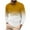 Yellow, variant on DDAPJ pyju Big and Tall Polos for Men Quarter Zip Polo Shirt Gradient Print Long Sleeve Golf Shirts Breathable Mesh Sports Tennis Shirt Wine M