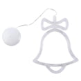 thumbnail image 2 of MagicXflow Christmas Suction Cup Lamp ,Angel Bell LED Decorative Lamp ,Living Room Window Christmas Tree Warm Light Decoration,Christmas Window Lights Plastic LED Lighted for Xmas Tree,1pc, 2 of 7