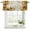 Off-White, variant on 2 Pack Farmhouse Sunflower Valances for Windows Bedroom Living Room Window Treatments, Vintage Daisy Butterflies Rustic Wood Rod Pocket Valance Drapes Short Kitchen Curtains Over Sink 60"x18"