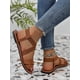 thumbnail image 2 of Women's Large Size Slip-on Comfortable & Lightweight Casual Flat Sandals For Spring/summer Outfit, 2 of 5