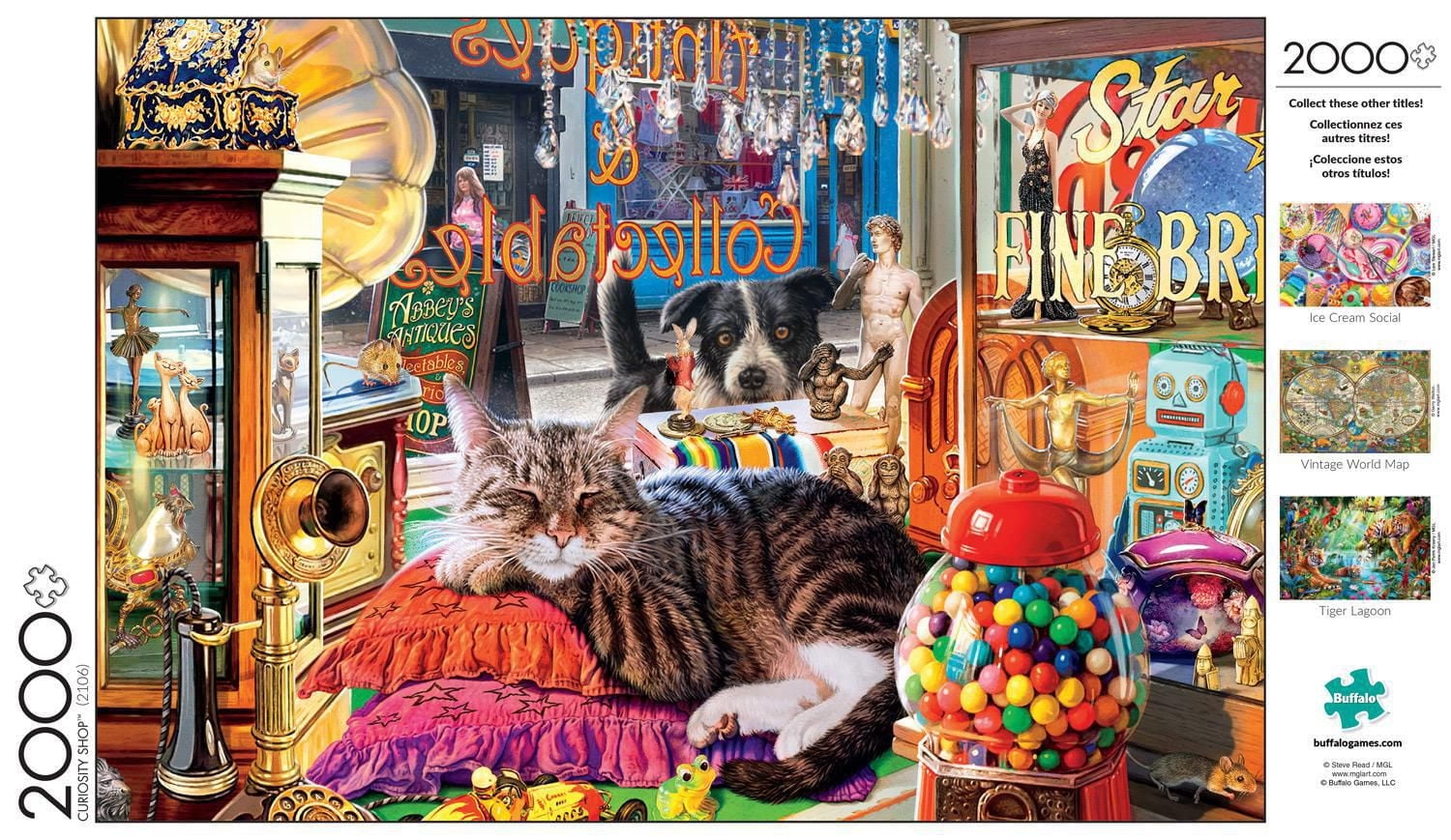 Buffalo Games - Le puzzle Curiosity Shop - en 2000 pièces